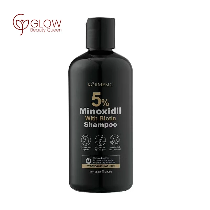 Kormesic 5% Minoxidil With Biotin Shampoo (300ml) - চুল পড়া রোধ ও নতুন চুল গজানোর কার্যকরী সমাধান